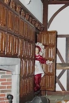 Anna Wiendels wonderful tudor room uses my fireplace kit, PF26 and tudor panelling and brackets stained to create a wood effect